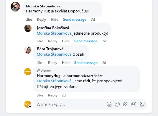 Všechny nám důvěřovaly a byly spokojené