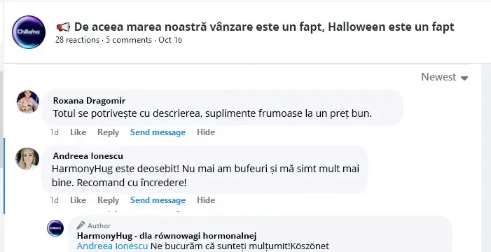 Toate au avut încredere în noi și au fost mulțumite