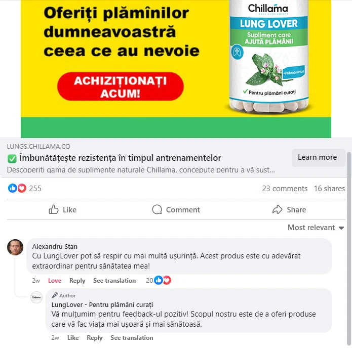 Toate au avut încredere în noi și au fost mulțumite