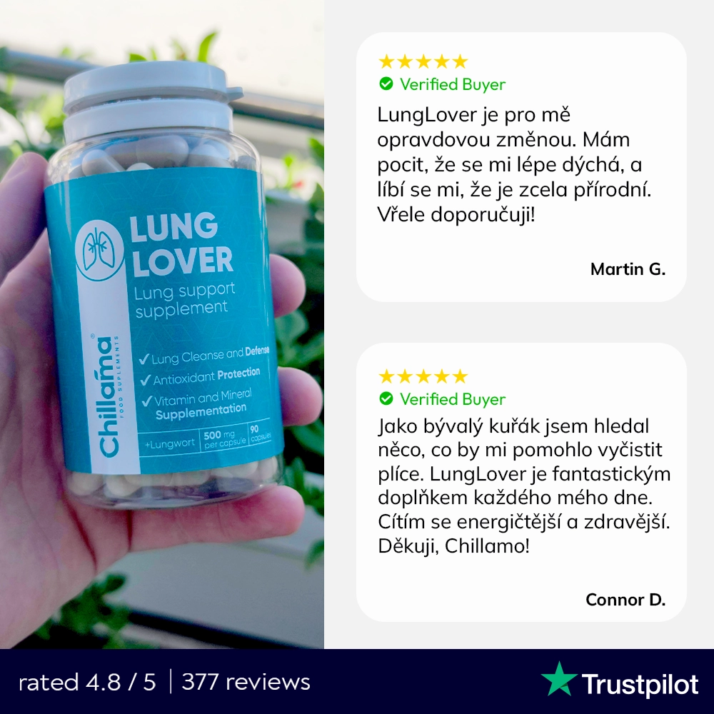 1+1 LungLover - Čisté plíce, dlouhý a lepší život